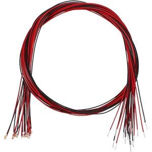 uxcell 10pcs Prewired Warm White SMD LED Light Emitting Diode